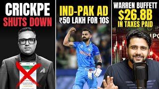 Ashneer Grover Shuts Down CrickPe, Adani Group Paid ₹58,104 Crore in Taxes, IND-PAK Match, Apple