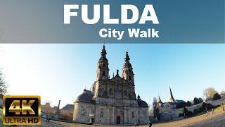 FULDA CITY WALKING TOUR  | ️ |  | GERMANY | | 4K UHD