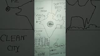 Swachh Bharat Abhiyan drawing #youtube #art #shorts please subscribe my channel and like 