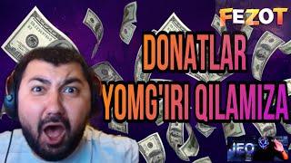 @FEZOT  Shokda: DONATLAR YOMG’IRINI QILAMIZ @JanobJeo