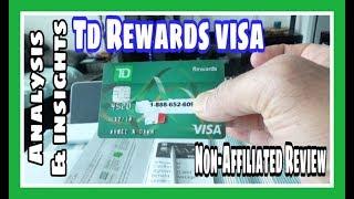 TD Rewards Visa  | Non-Affiliated | Unboxing & Review | Canadian Personal Finance