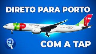 Como é voar com a TAP do Brasil direto para Porto no norte de Portugal | TP80 | Airbus A330neo