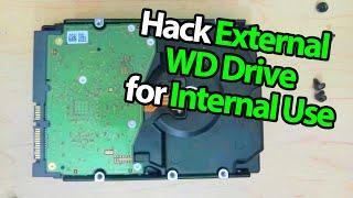 Hack WD External Drive for Internal Use