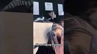 zigzag parting tutorial FROM tatihair   #lacewigsonline #tatihair #lacewigsonline #wigdealer