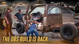 THE HARD WAY: Switching Gears on the OBS Chevy Truck Build - QA1, Tinworks, & More