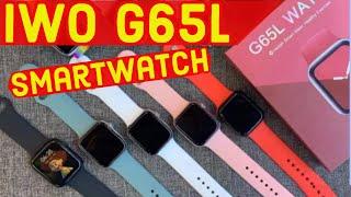 IWO G65l Smartwatch New vs FK88 IWO13 FK78 W56 Watch Series 6