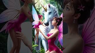 Fairytale beauty #unicorn and #fairies #viralvideo #ai #beauty