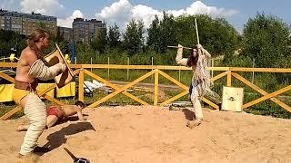 Gladiator Arena «Pax Romana»: training of the Gladiators (June 23, 2018)