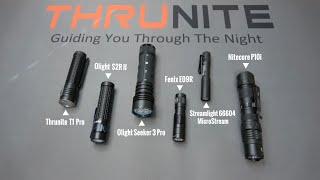 NEW Thrunite T1 Pro Comparison (Olight, Streamlight, Fenix, & Nitecore)