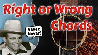Right or Wrong // Sock Rhythm Chords // Western Swing Guitar Lesson