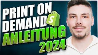 Shopify Print on Demand Tutorial für Anfänger (2024) | Komplettanleitung