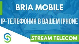 Bria Mobile для iOS. IP-телефония на Iphone. Stream Telecom