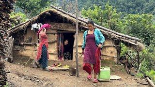 Rainy day in Nepal | Rainy day in mountain village | Village life of nepal | TheVillageNapal