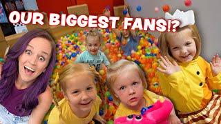 FNAF With NOOB Family's Biggest Fans (Vlog)