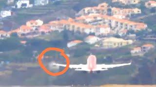 BOEING DUMPING FUEL DURING THE TAKEOFF at Madeira Airport ️