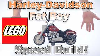 Speed Build: LEGO Harley Davidson Fat Boy | 10269