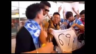 Malaga fans drove to the airport and picked up a random tourist to greet him as a new player