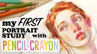 Busting out my PENCIL CRAYONS(aka colored pencils)|Study with me!