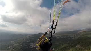 Frankrike 13.10.2023 Paragliding Gourdon, Le Haut Montet via Kennedy takeoff to landing