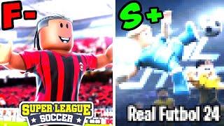 Ranking the BEST and WORST Soccer Games on Roblox