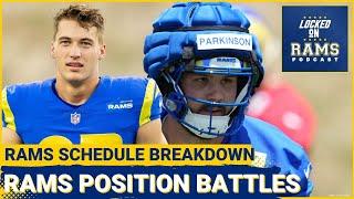 Rams Training Camp Position Battles, Schedule Breakdown, Predictions, Braden Fiske Rookie Impact