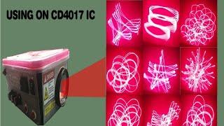 HOW TO MAKE LASER LIGHT PROJECTOR WITH AUTO CHANGING 20 PATTERNS [USING ONLY CD4017 IC AND IC555]