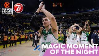 7DAYS Magic Moment of the Night: Ulanovas bounce pass leads to Birutis dunk!