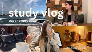 STUDY VLOG: una semana MUY PRODUCTIVA ( estudio, RUNNING, mucho café,...) AESTHETIC y PRODUCTIVO