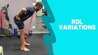 Hamstring Rehab Exercises: RDL variations
