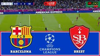 Barcelona vs Brest | UEFA Champions League - League phase - Round 5 | Pes 21