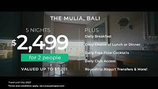 Our Best Ever Escape for The Mulia Bali Suites