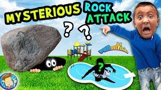 MYSTERIOUS ROCK in BACKYARD!! FUNnel Family Vlog