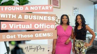 I Found A NOTARY With A BUSINESS/VIRTUAL OFFICE// Benefits, Income, Multi-Use