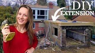 Extreme UK DIY Home Extension / Flat Roof Build