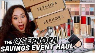 THE SEPHORA SAVINGS EVENT HAUL! MY MOST REPURCHASED MAKEUP EVER!