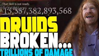 Diablo 4 - 13 TRILLION Damage! Druid Is Absolutely BROKEN In Season 5 PTR