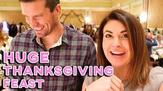 BIGGEST THANKSGIVING FEAST EVER | GRAND AMERICA THANKSGIVING DINNER