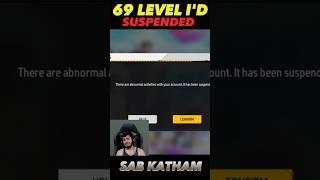 69 LEVEL ACCOUNT SUSPENDED FREE FIRE