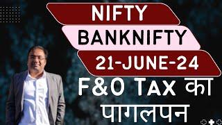 Nifty Prediction and Bank Nifty Analysis for Friday | 21 June 24 | Bank Nifty Tomorrow