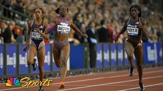 Brittany Brown outduels Daryll Neita to win 200m at Diamond League Finals | NBC Sports