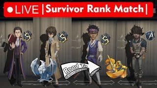 Survivor Rank, Lanjut Jokiii | Identity V Live Gameplay | Survivor Rank Match #52