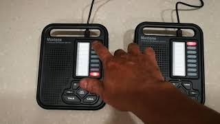 MAXTONE SK1208 Home/Office 8 Channel Wireless Voice Intercom System