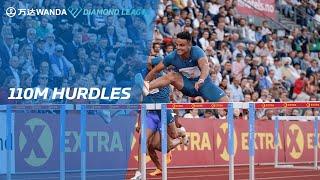 Devon Allen cruises to 13.22 in the 110m hurdles in Oslo  - Wanda Diamond League 2022