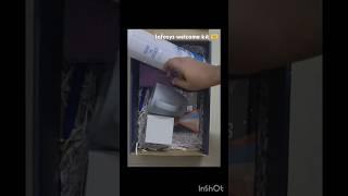 Unboxing of infosys welcome kit
