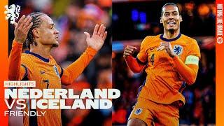 Bring on EURO 2024! ️‍ | Highlights Nederland - Iceland (Friendly)