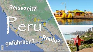 PERU URLAUB | Reiseroute & Tipps für 3 Wochen BACKPACKING