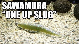 Sawamura: One up slug! Lure action on a Weighted Offsethook + Screwlock! Underwater! Full HD