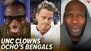 UNC MAKES OCHO CRY after Joe Burrow's Bengals loss to Russell Wilson & Steelers | Nightcap