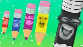 Funny Drawing Pencils Song + MORE Lights Kids Song