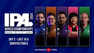 IPA World Championships 2024 - Day 2 - Last 16 & Quarter Finals